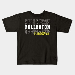 Fullerton city California Fullerton CA Kids T-Shirt